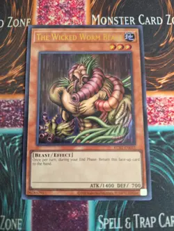 Yu-Gi-Oh! The Wicked Worm Beast KC01-EN031 Ultra Rare Limited Near Mint - Image 1