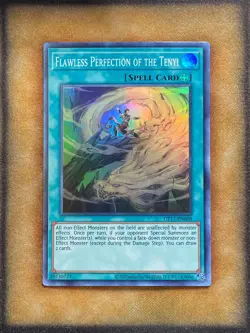 Yugioh Flawless Perfection of the Tenyi OP17-EN008 Super Rare NM - Image 1