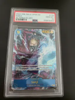 Sanji Alt Art OP06-119 One Piece TCG PSA 10 English - Image 1