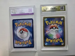 2 x graded pokemon cards Umbreon and Feebas - Image 2
