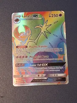 Huge Bundle Of Pokemon Cards With 80 Normals And 11 Rare Cards And A Lunala Gx. - Image 2