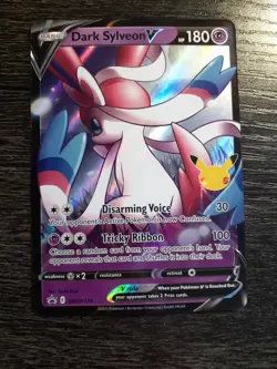 Dark Sylveon V SWSH134 SWSH: Sword & Shield Promo Cards Holo - Image 1