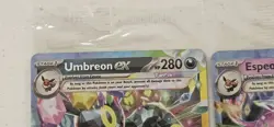 Umbreon & Espeon ex - 060/131 - Prismatic Stamped Promo - Pokemon Card - SEALED - Image 2