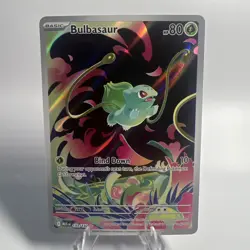 Pokemon TCG Mega Evolutions Stamped Promo Card Bulbasaur 133/132 not stamped - Image 1