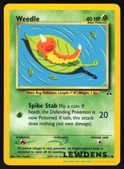 Weedle - 70/75 - Common - Neo Discovery - Pokemon Card - Image 1