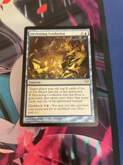 MTG - INCREASING CONFUSION - RARE - DARK ASCENSION - LP - Image 1