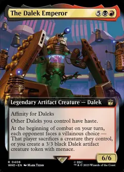 Dr. Who - The Dalek Emperor Extended Art) (Surge Foil) - NM/M WHO - Image 1