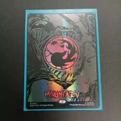 Magic The Gathering Mtg Raised Foil Land, mountain, venom secret lair - Image 1