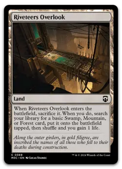 Riveteers Overlook #369 (NM) Modern Horizons 3 M3C Magic MTG - Image 1
