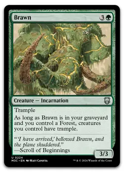 Brawn #224 (NM) Modern Horizons 3 M3C Magic MTG - Image 1