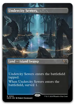 Undercity Sewers (Borderless) #332 (NM) Murders Karlov Manor MKM Magic MTG - Image 1