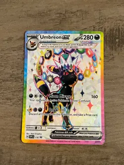 Pokemon TCG Umbreon ex SVP 176 Prismatic Evolutions Black Star Promo Holo NM - Image 1