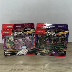 Pokemon Mega Battle Deck Set of 2 (1 of each) Gengar/Diancie ex English IN HAND - Image 1