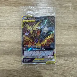 Pokemon Moltres Zapdos & Articuno GX SM210 | Stained Glass Promo | Sealed - Image 1