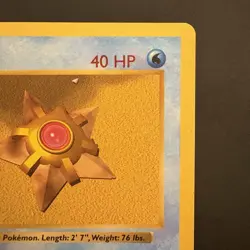 Pokemon Vintage 3d Stamp 1st Edition Staryu 065/102 Base Set (Shadowless) 1999 - Image 3