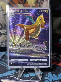 Pokemon TCG Pocket Dragonite Custom Embossed Holo - Image 1