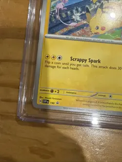 PIKACHU 2024 POKEMON BLACK STAR PROMOS WORLD CHAMPIONSHIPS 190 CGC 9 MINT - Image 5