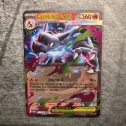 Pokemon TCG Mega Charizard X ex 013/094 Double Rare Phantasmal Flames PFL NM - Image 1