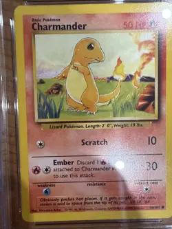 Pokemon Base Set Charmander 46/102 CGC Mint 9 - Image 2
