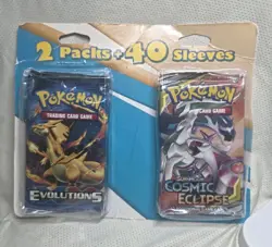 Pokemon Booster Pack Blister - Cosmic Eclipse & XY Evolutions - Factory Sealed 820650801976 - Image 1