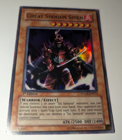 Yu-Gi-Oh! - Great Shogun Shien - STON-EN013 (1st Edition, Holographic, NM) cards - Image 1