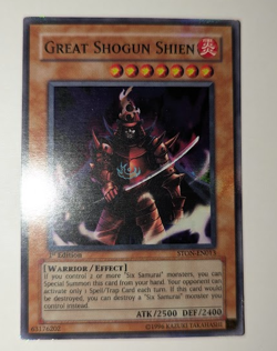 Yu-Gi-Oh! - Great Shogun Shien - STON-EN013 (1st Edition, Holographic, NM) cards - Image 2