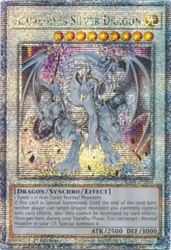 Yugioh! Azure-Eyes Silver Dragon - RA04-EN208 - Quarter Century Secret Rare - 1s - Image 1