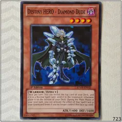 Destiny Hero - Diamond Dude - RYMP-EN033 - Common 1st Edition Yugioh - Image 1