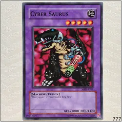 Cyber Saurus - MRD-E105 - Common Unlimited Yugioh - Image 1