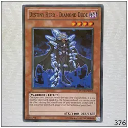 Destiny Hero - Diamond Dude - TU03-EN012 - Common Yugioh - Image 1