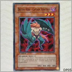 Destiny Hero - Captain Tenacious - DP05-EN002 - Common 1st Edition Yugioh - Image 1