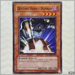 Destiny Hero - Dunker - PTDN-EN014 - Common Unlimited Yugioh - Image 1