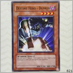 Destiny Hero - Dunker - PTDN-EN014 - Common Unlimited Yugioh - Image 1