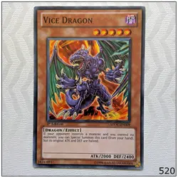 Vice Dragon - SDDC-EN009 - Common 1st Edition Yugioh - Image 1