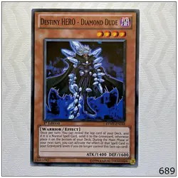 Destiny Hero - Diamond Dude - RYMP-EN033 - Common 1st Edition Yugioh - Image 1