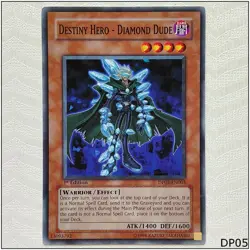 Destiny Hero - Diamond Dude - DP05-EN003 - Common 1st Edition Yugioh - Image 1