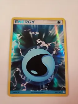 LP (Holo-Rare) Pokemon WATER ENERGY Card EX HOLON PHANTOMS Set 107/110 Foil - Image 1