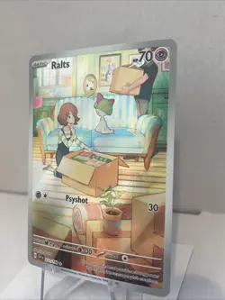 Pokemon TCG Ralts Scarlet & Violet Base Set Holo Illustration Card 211/198 - Image 2