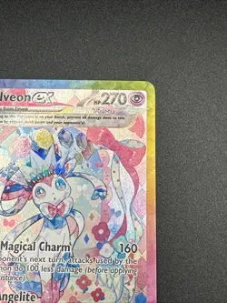 2025 Pokemon Prismatic Evolution Sylveon EX Card 156/131 Special Illustration - Image 3