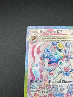 2025 Pokemon Prismatic Evolution Sylveon EX Card 156/131 Special Illustration - Image 4