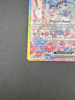 2025 Pokemon Prismatic Evolution Sylveon EX Card 156/131 Special Illustration - Image 5