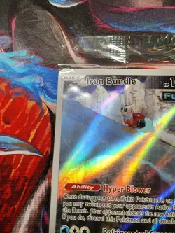 Pokemon Card Iron Bundle 066 SVP EN Pokemon Paradox Rift ETB Promo Rare sealed - Image 2