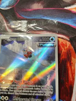 Pokemon Card Iron Bundle 066 SVP EN Pokemon Paradox Rift ETB Promo Rare sealed - Image 3