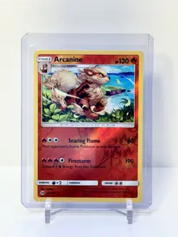 Pokemon Card, Arcanine Sun & Moon Set 22/149 Holo Holo Rare NM/M Fast Shipping - Image 1