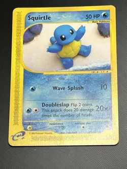 Squirtle 131/165 Expedition Pokemon Card Vintage 2002 - Image 1