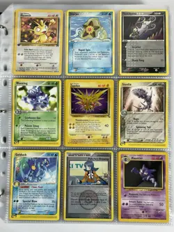 Pokemon Card Collection VTG Binder Holo Rare 1st E-Reader WoTC Zapdos Eevee - Image 1