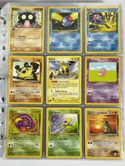 Pokemon Card Collection VTG Binder Holo Rare 1st E-Reader WoTC Zapdos Eevee - Image 5