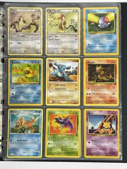Pokemon Card Collection VTG Binder Holo Rare 1st E-Reader WoTC Azumarill Meowth - Image 5