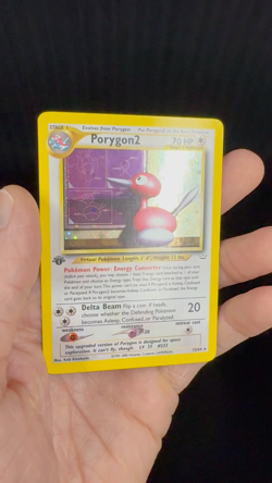 Pokemon Cards WOTC: Neo Revelation 1st Edition Rare Holo: Porygon2 12/64 - NM🌟 - Image 2