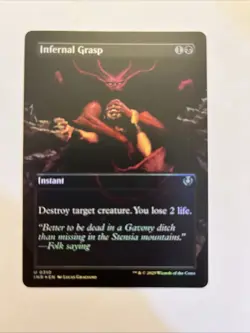 Infernal Grasp (Borderless) Innistrad Remastered Foil - Image 1